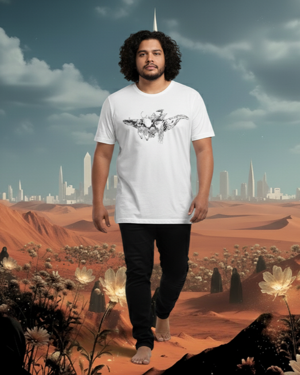 The Unchartered Whale - Unisex organic cotton t-shirt